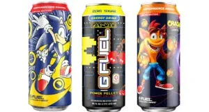 『クラッシュ・バンディクー』、『パックマン』、『ソニック・ザ・ヘッジホッグ』のエナジードリンクブランド"G FUEL"