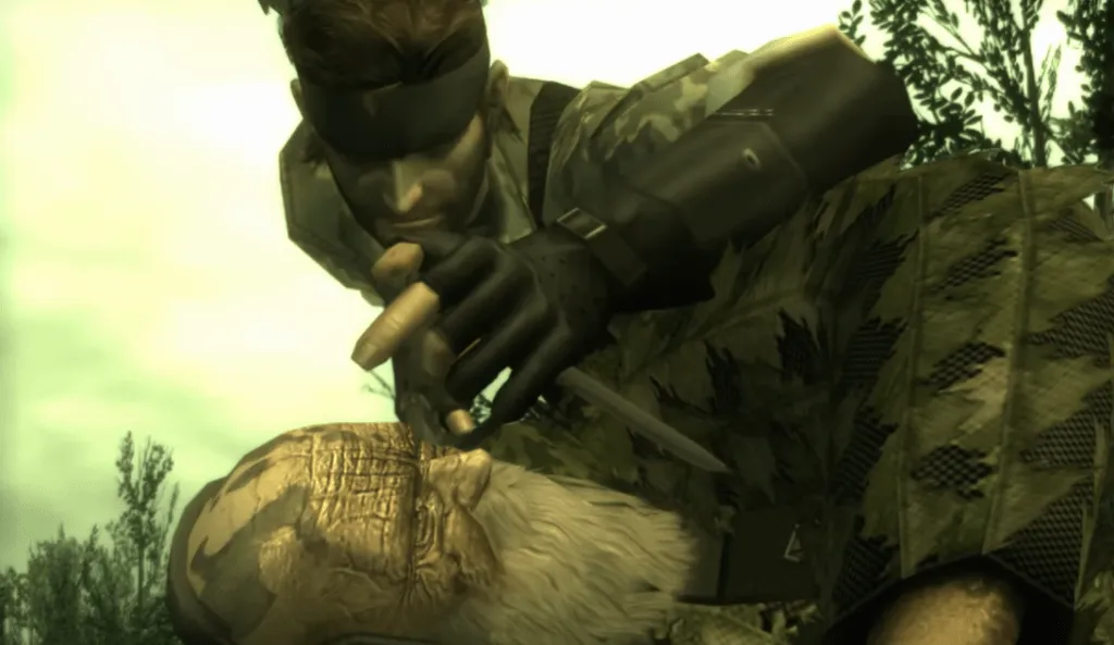 『メタルギアソリッド3』のボスはまったく戦わずに倒すことができる