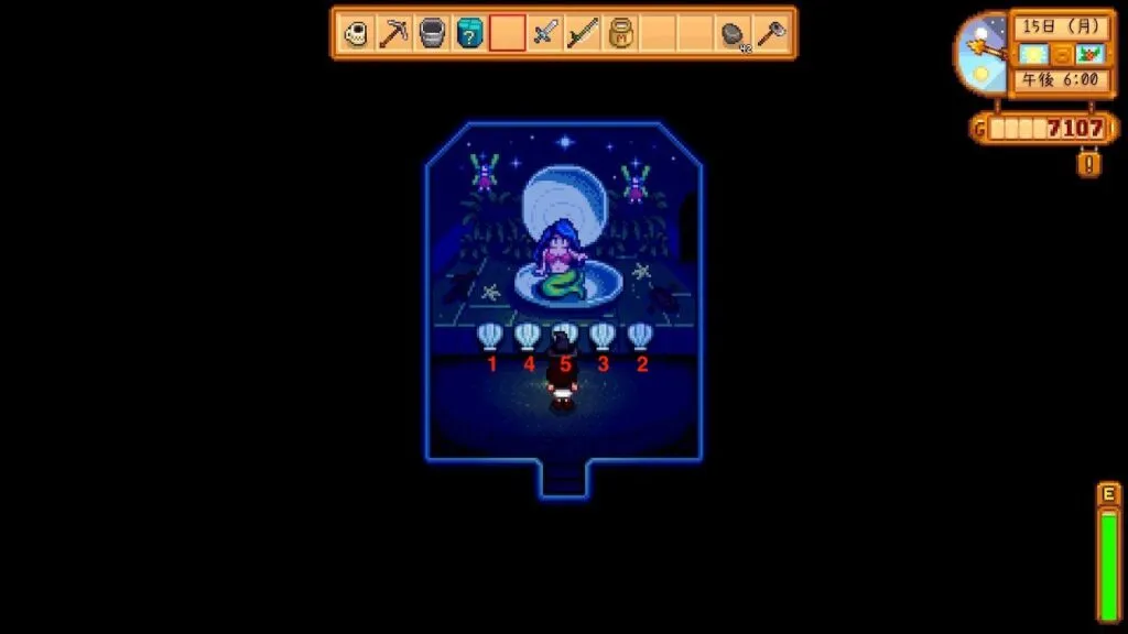 『Stardew Valley』夜の市
