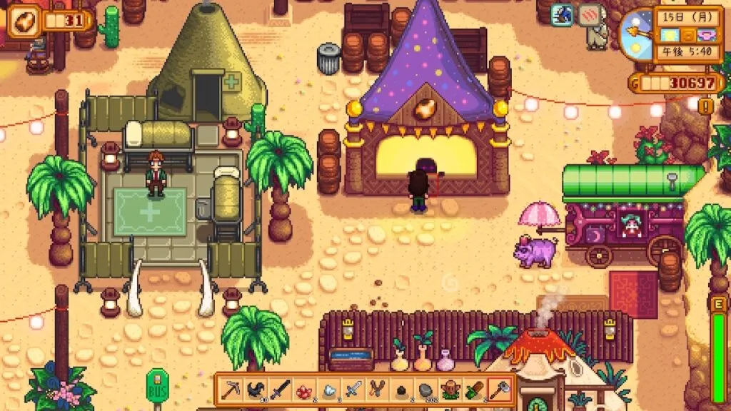 『Stardew Valley』砂漠フェスティバル