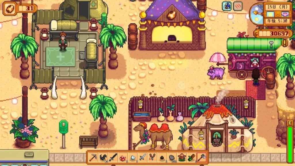 『Stardew Valley』砂漠フェスティバル