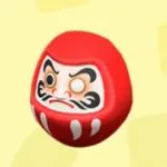 『あつまれ どうぶつの森』開運グッズ、ミニダルマ