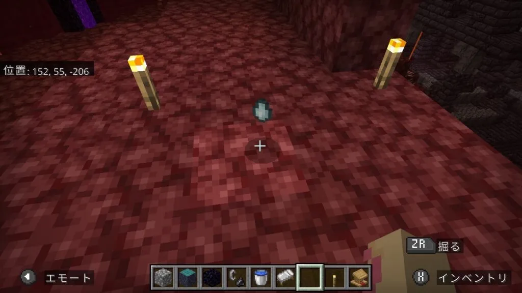 『マイクラ』ガストの涙を取ろうとしている。