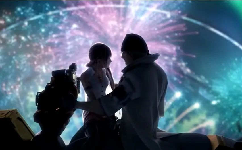『ファイナルファンタジーXⅢ』みつめあうセラとスノウ 