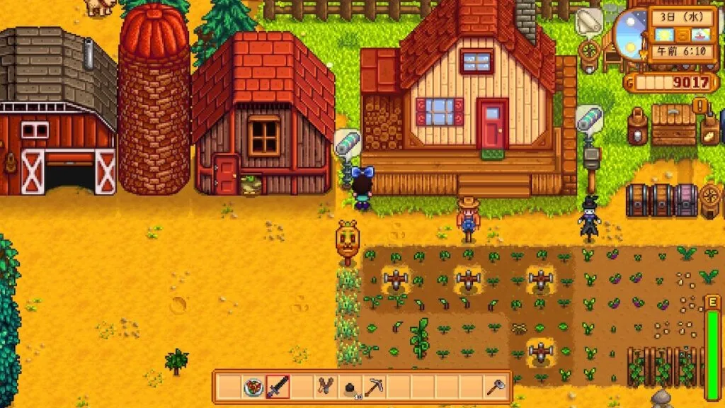 『Stardew Valley』ひらい針