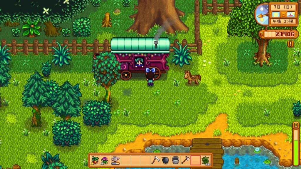 『Stardew Valley』行商人のカート