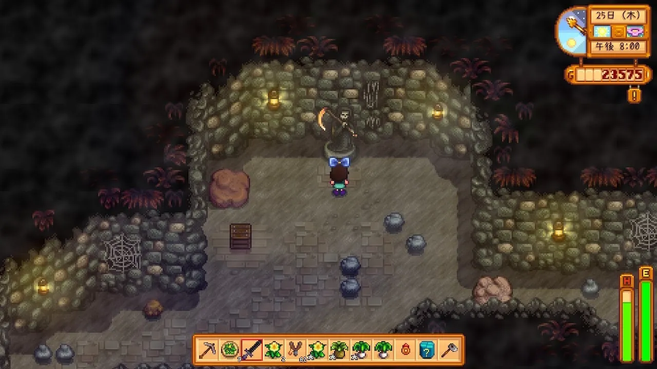 『Stardew Valley』石切場の坑道