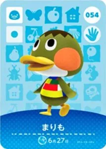 『どうぶつの森』amiiboカード まりも