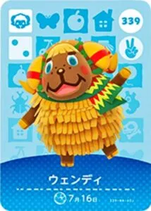 『どうぶつの森』amiiboカード ウェンディ
