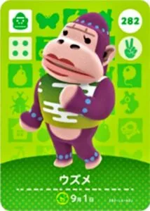 『どうぶつの森』amiiboカード ウズメ