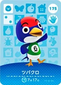 『どうぶつの森』amiiboカード ツバクロ