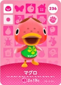 『どうぶつの森』amiiboカード マグロ