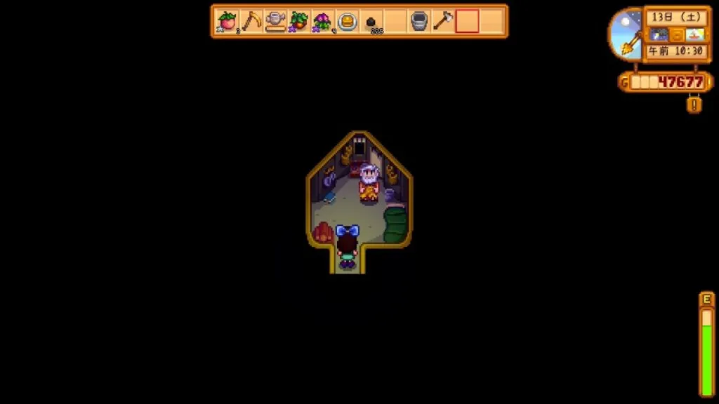 『Stardew Valley』ライナスのテント