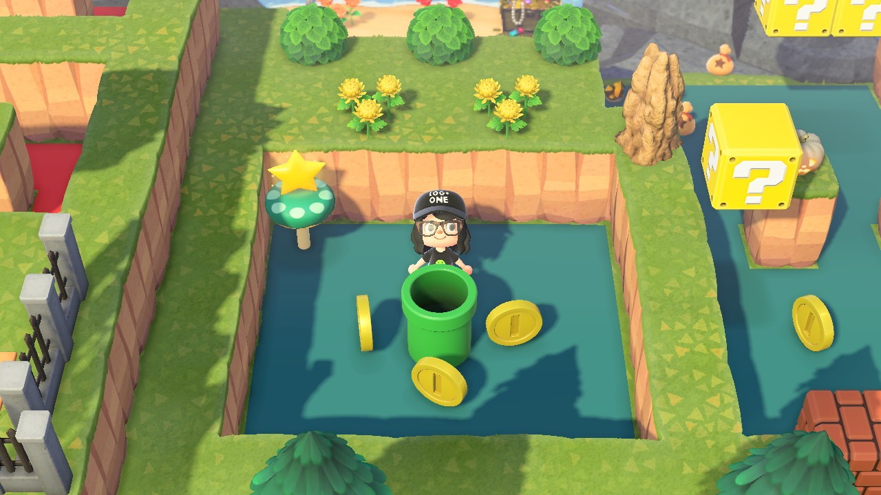 Ninten島風景、土管は健在