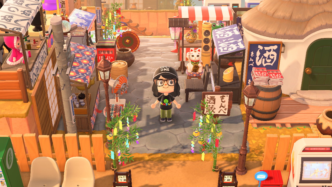 『あつまれ どうぶつの森』いよこま島風景酒蔵