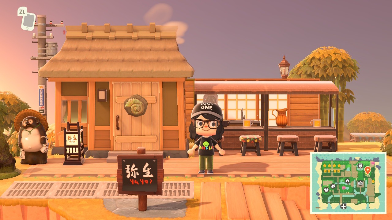 『あつまれ どうぶつの森』いよこま島風景居酒屋