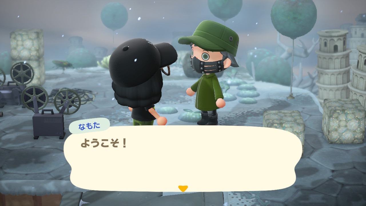 まひぬ島の島民代表、なもたさん