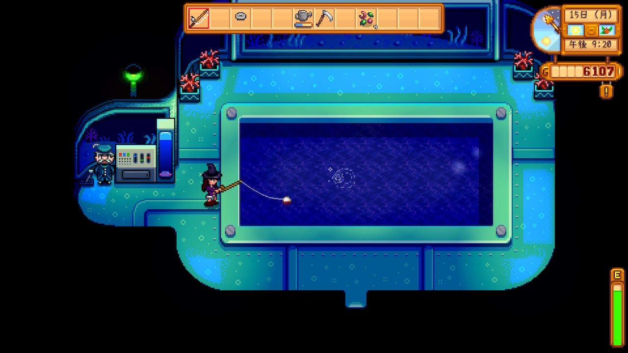 『Stardew Valley』夜の市