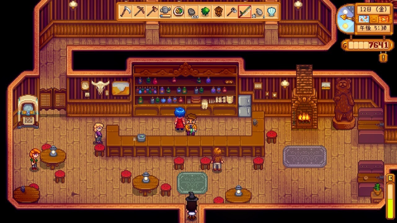 『Stardew Valley』スタードロップサルーン