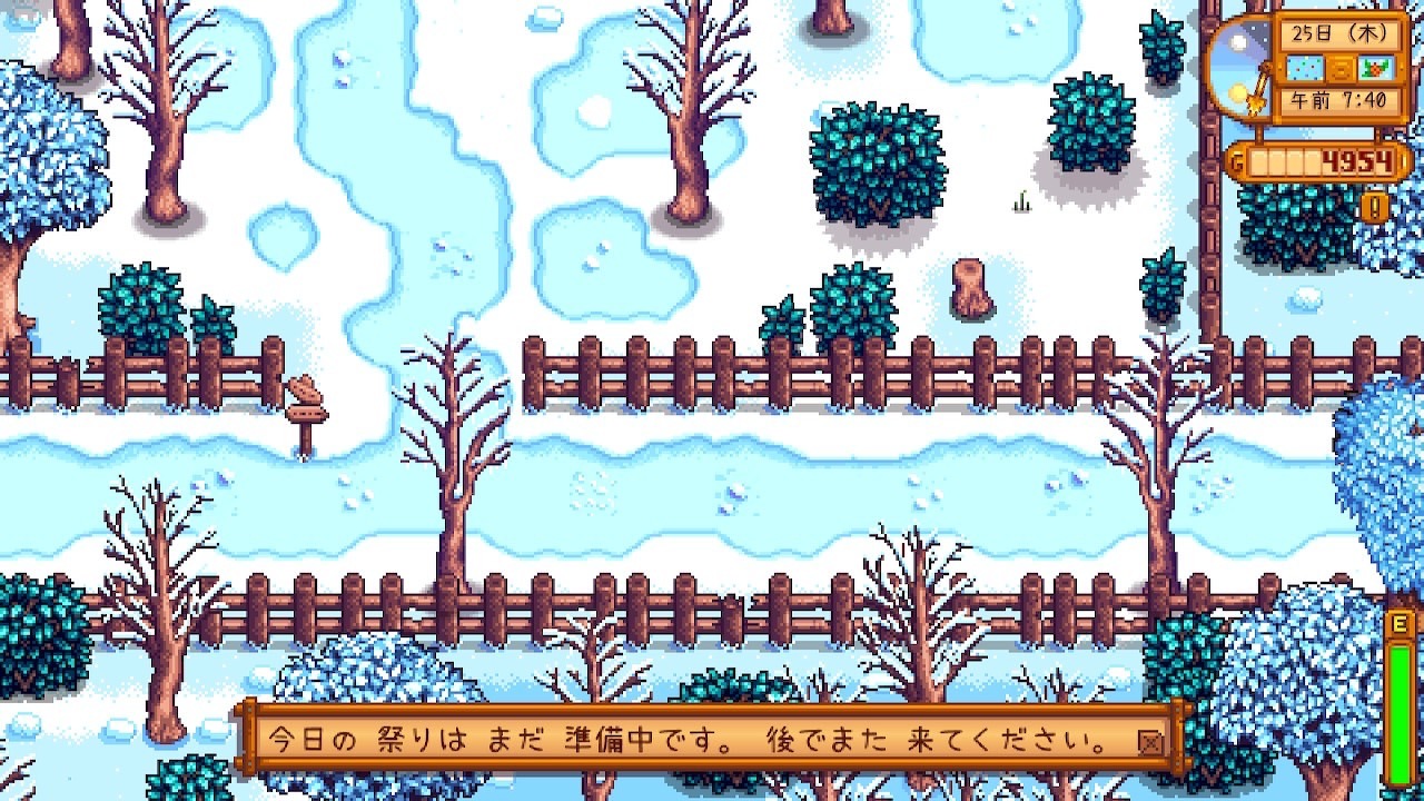 『Stardew Valley』冬星祭