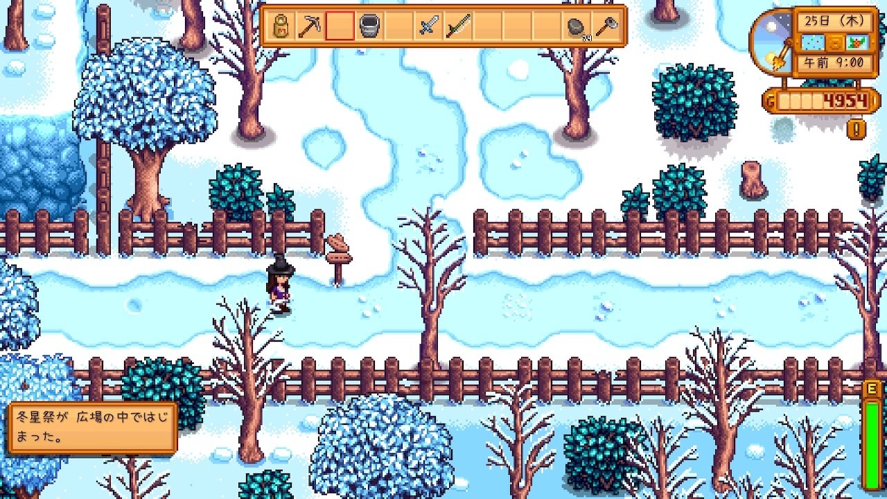 『Stardew Valley』冬星祭