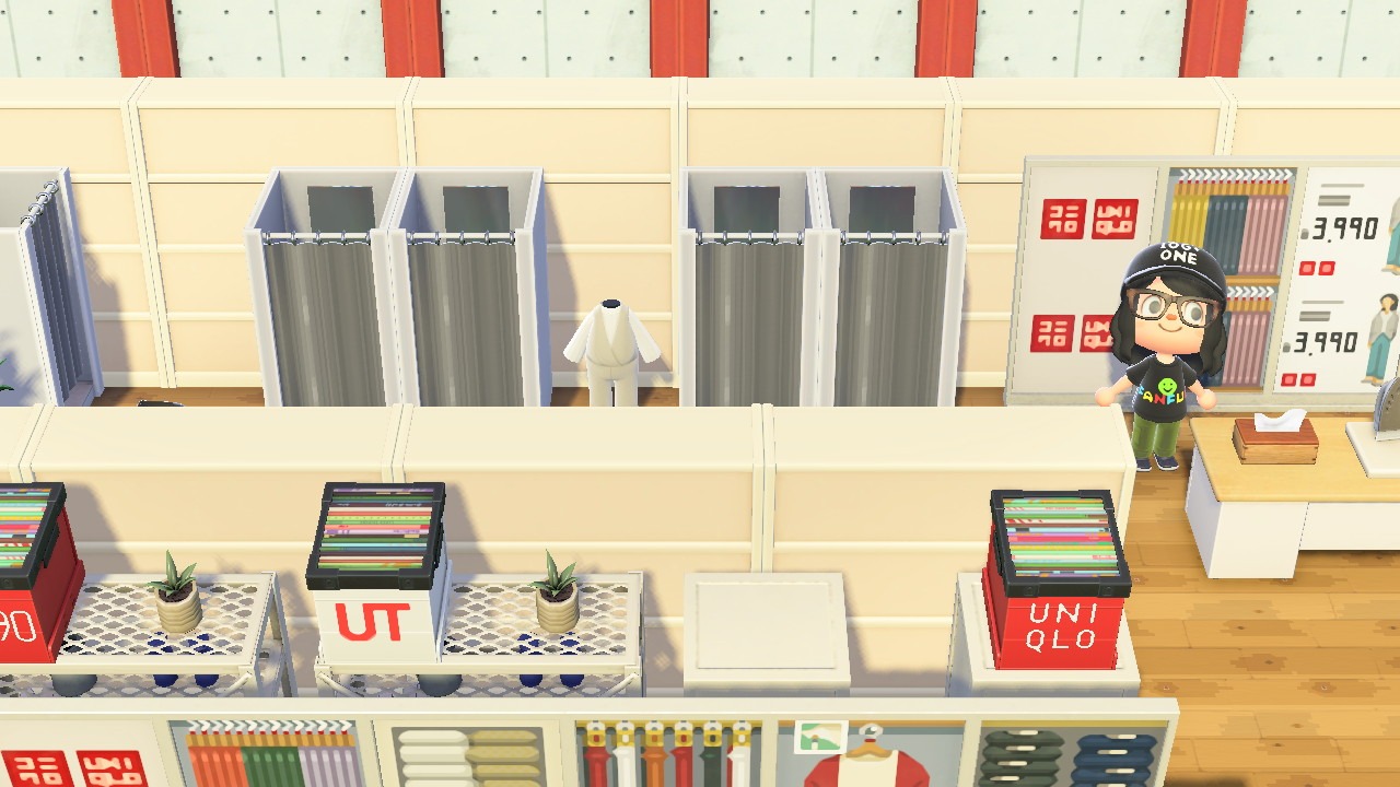 UNIQLO島の更衣室