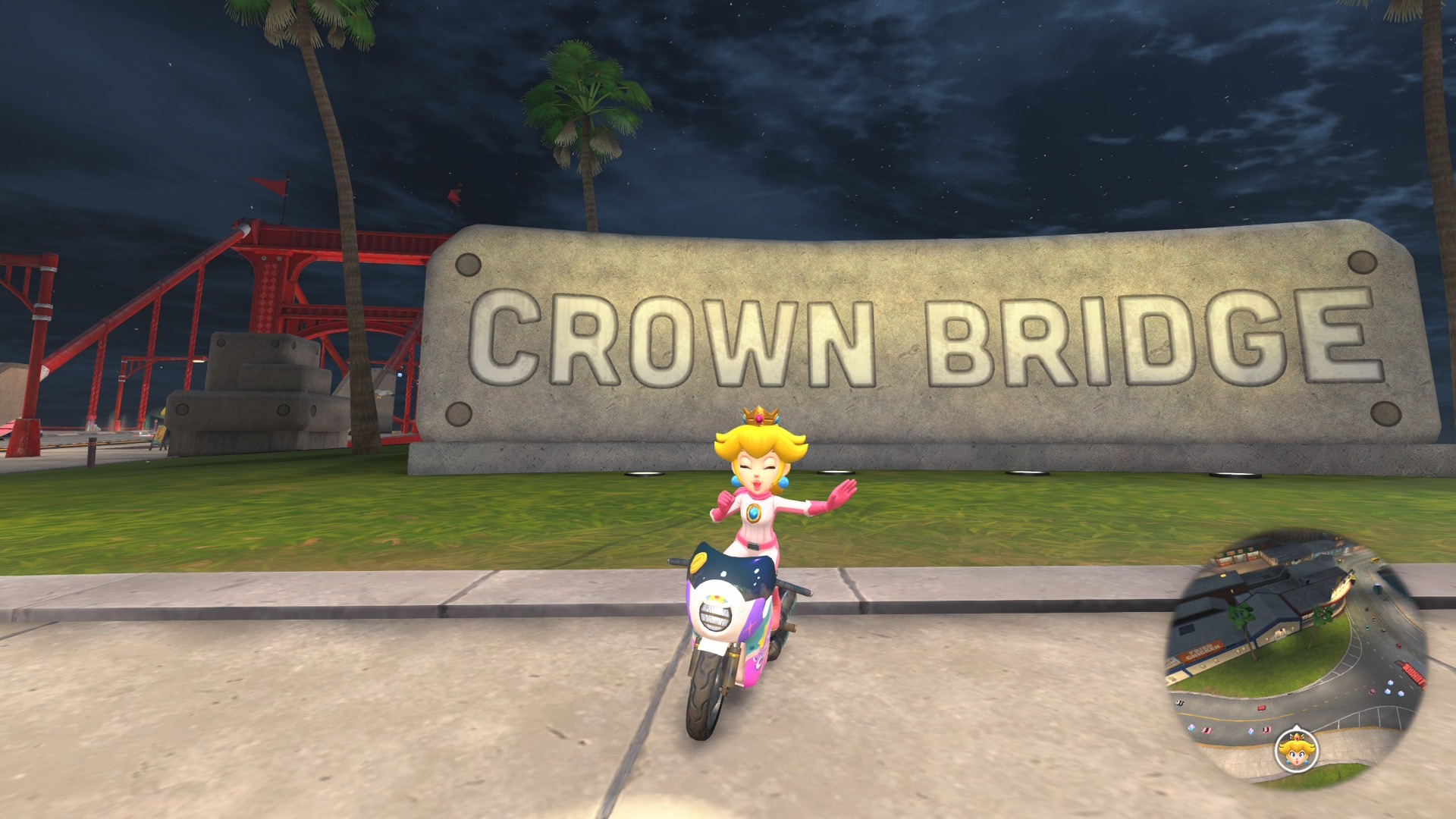 CROWN BRIDGEの看板
