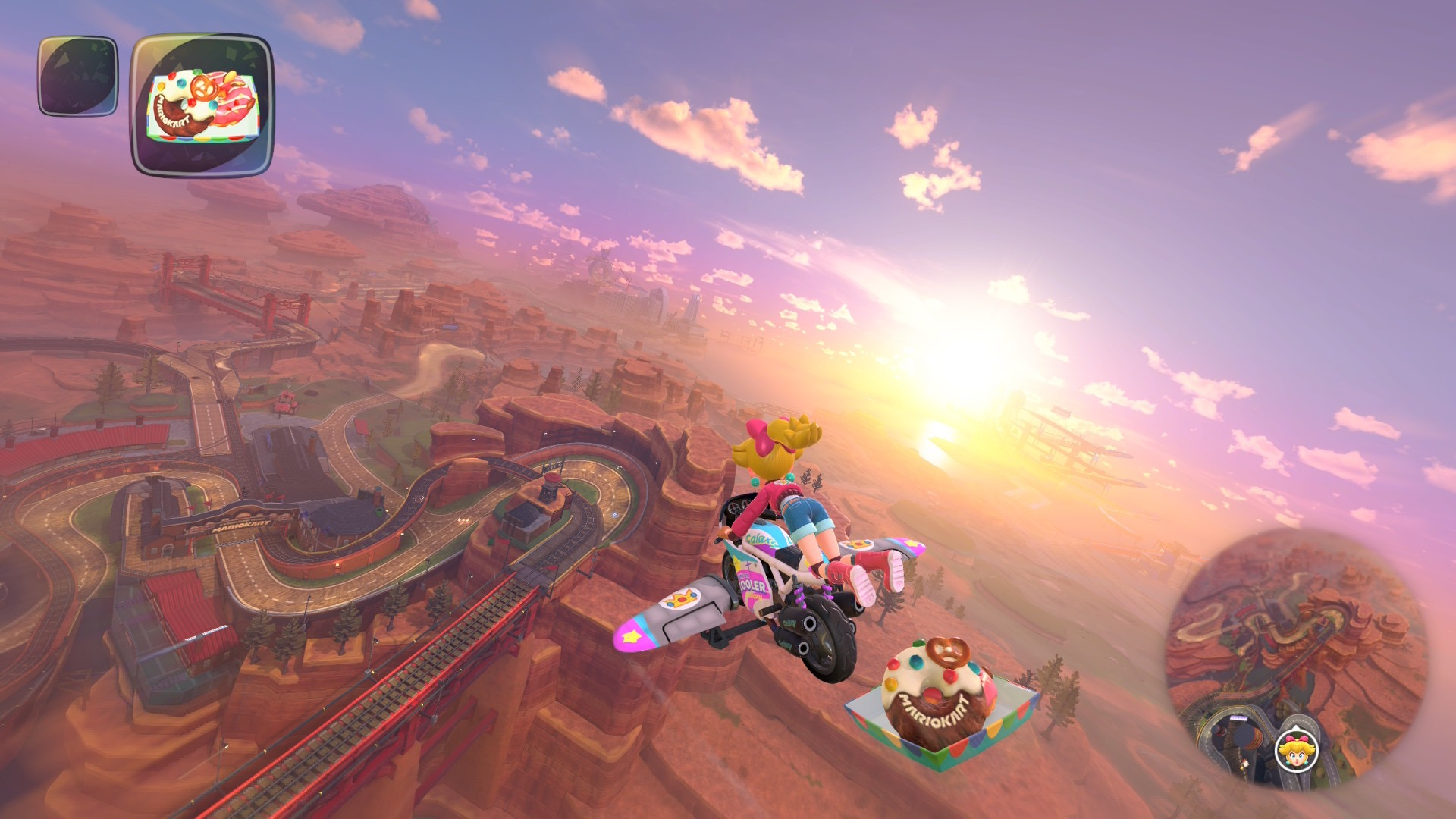 グライダーで滑空
