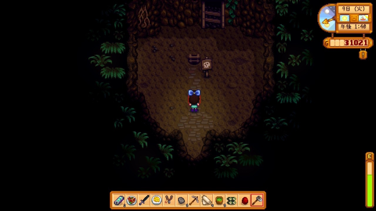 『Stardew Valley』石切場の坑道