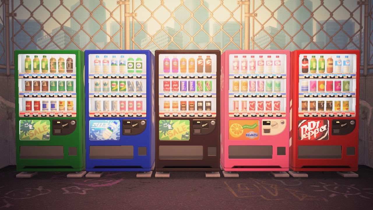 『あつまれ どうぶつの森』リメイク 自販機設置